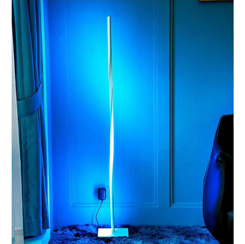 Led Lámpara De Piso De Esquina Poste De Pie Luz Color