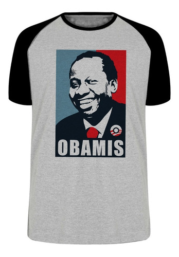 Camiseta Luxo Mussum Cacildis Trapalhões Obama Presidente