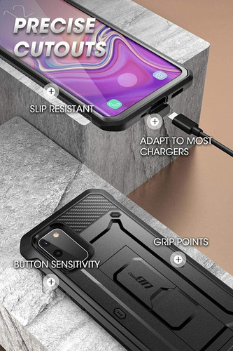 Imagem 5 de 8 de Capa Anti Impacto Supcase Unicorn Beetle Pro - Galaxy S20 Fe