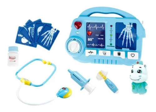 Kit Médico Doutor Raio X Infantil Emite Luz E Som Mini Dr