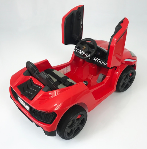 Imagen 7 de 10 de Carro Moto Electrico Niños Lamborghini Llanta Caucho Control