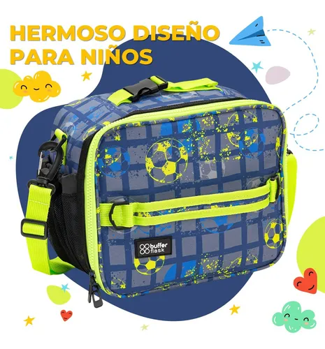 Lonchera Termica Niño Niña Buffer Bolso Almuerzo Colacion Color Goleador