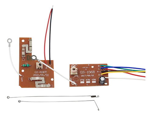 Placa Receptora De Transmisores De Radio Rc 4ch Dc 3-4,5 V