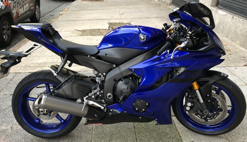 Yamaha Yzf R6 Año 2019 Azul R 6 Impecable !!!