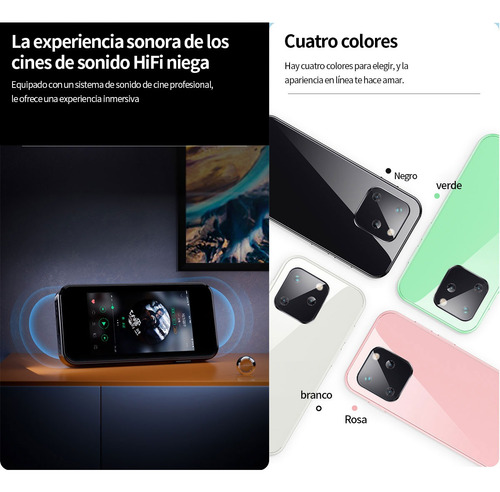 Teléfonos Inteligentes Android Baratos Xs13 2.5 Pulgadas Ram1gb Y Rom8gb Blanco