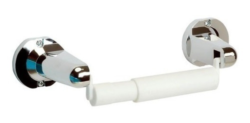 Kit Baño Toallero Papelera Cepillera Jabonera Gancho Cromado
