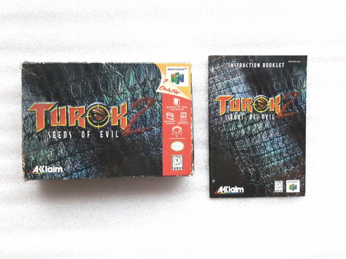 Caja Manual Turok 2 Nintendo 64 N64 - Pixelfunk
