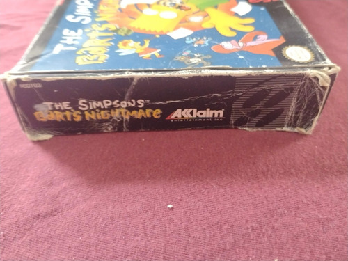 The Simpsons: Bart's Nightmare - Snes (con Caja) (Reacondicionado)