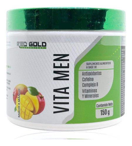 Laboratório Vita Men 150 Gr Sabor Mango Red Gold