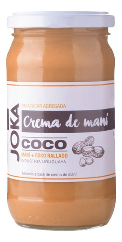 Crema De Maní-coco 350g Joka(mantequilla, Manteca,pasta)