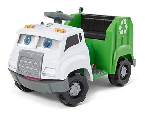 Kid Trax Real Rigs Toddler Recycling Truck Interactive Ride