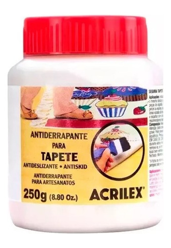 1x Segura Tapete Resina Antiderrapante Acrilex 250gr