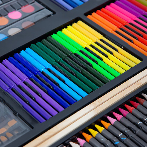 Juego De Pintura Y Colores De 180 Pzs Para Niños Regalo
