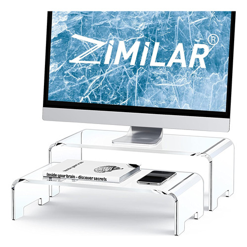 Zimilar 2 Unidades De Monitor Elevador  Soporte De Ordenador