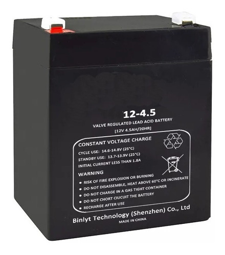 Bateria Sellada 12v 4.5ah