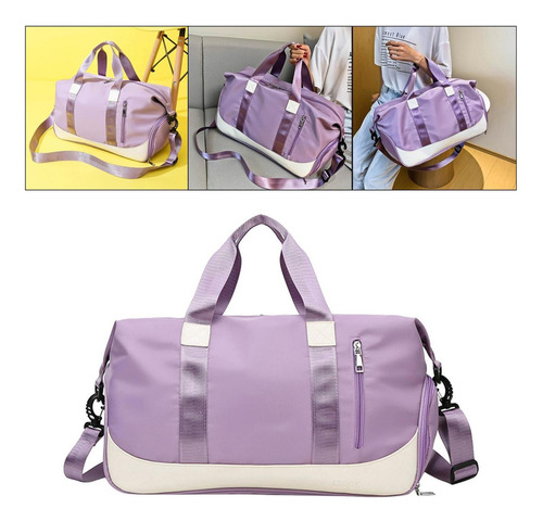 I Bolsa De Deporte De Lona De Gimnasio Con Bolsillo De