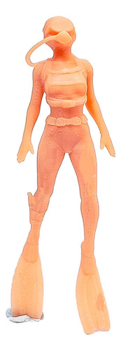 Figuras De Buzo 1/64 Modelo De Figuras Sin Pintar, Figuras A