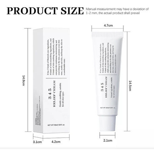 Crema De Alivio Mz 345, Crema Reparadora Intensiva 345