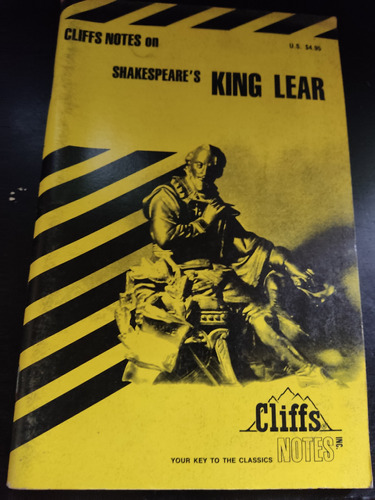 Cliff Notes Shakespeare 's King Lear Key To The Classics