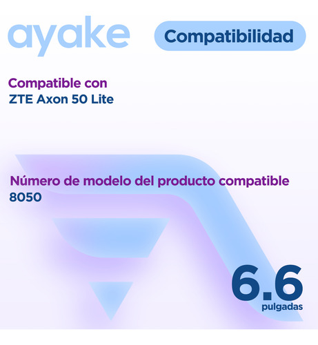 Pantalla Para Zte Axon 50 Lite /v50 Design 4g Lcd Táctil