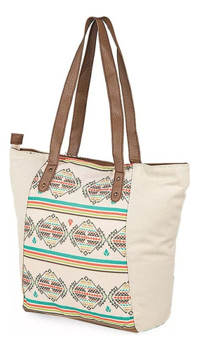 Bolso Shopper Reef Rf672 Ecocuero Playero Cartera - Olivos