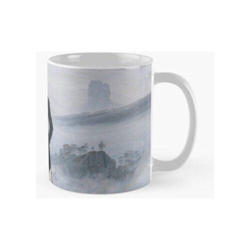 Taza Errante Sobre El Mar De Niebla - Caspar David Friedrich