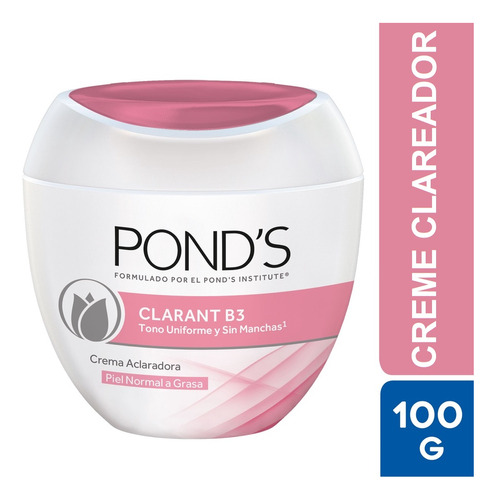 Creme Facial Pond´s Clarant Clareador B3 100g Oferta