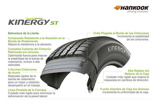 Neumático 195/60r15 88t H735 Hankook
