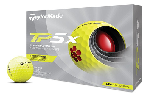 Readygolf - Pelotas Golf Taylormade Tp5x Amarilla - Caja X12