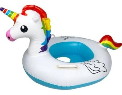 Flotador De Unicornio Para Niños. Inflable Para Piscina