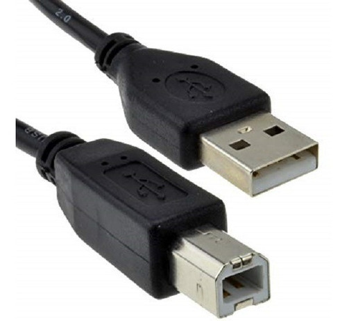 Cable Usb 2.0 Mallado A B 1.30mts. Impresoras Con Filtro