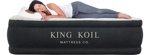 King Koil Luxury Air Mattress Queen Con Bomba Incorporada Pa