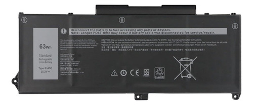 Rj40g Batería Portátil Para Dell Latitude14 5420 5520 Negro