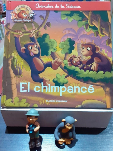 El Chimpance Animales De La Sabana + Muñecos De - Aut