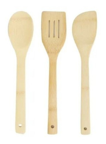 Set De Paletas De Cocina Madera Paletas Asado Utensilios