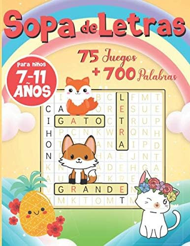 Libro: Sopa De Letras Para Niños 7-11 Años: Naturaleza Y Ani