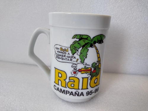 Hermosa Taza Publicidad Insecticida Raid Año 1995/6