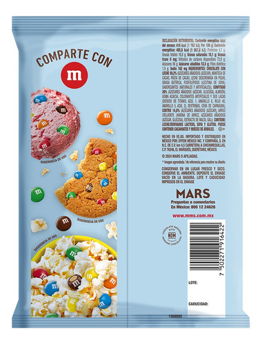 M&Ms Chocolates con relleno galleta 90g
