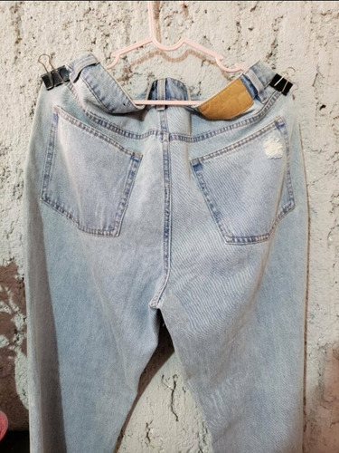 Jeans De Mezclilla H&m High Waist Talla 12 (Usado)
