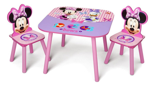 Juego De Mesa Y Silla Para Niños Delta Para Niños (2 Sillas 