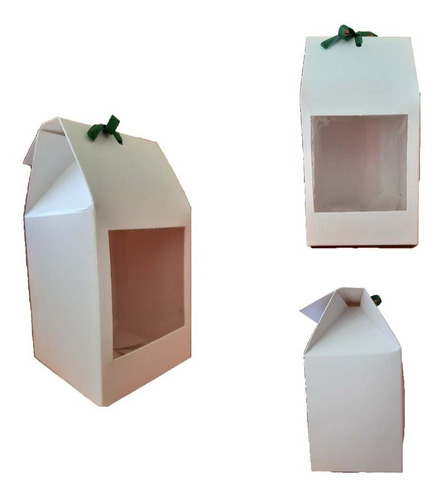 Caja Para Huevo De Pascua C/soporte - Blanca X 25u