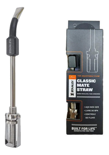 Bombilla Stanley Control De Flujo Regulable, Resorte, Negro
