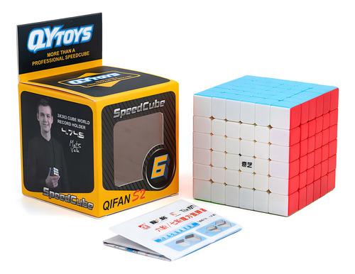 Cubo Qiyi 6x6 Qifan Versión 2 Profesional Color De La Estructura Stickerless