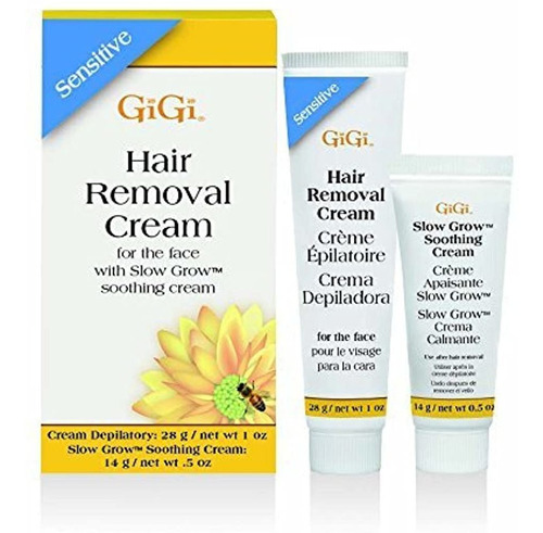 Crema Depilatoria Facial Gigi Y Crema Lenitiva De Crecimient