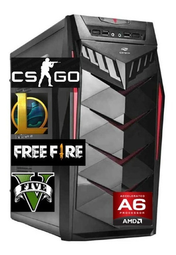 Cpu Gamer Barato Amd A6 7480 16gb Ssd 240gb Radeon 2gb 500w