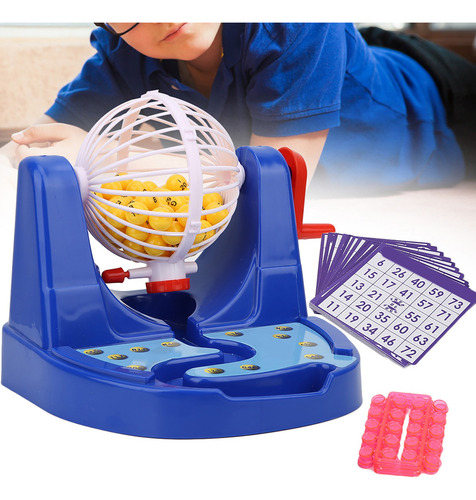 Mini Máquina De Bingo Para Niños Juego De Mesa Divertido