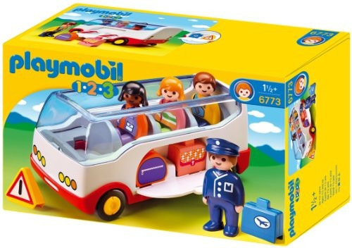 Playmobil Bebe 123 Cod 6773 Autobus Con Pasajeros Colectivo