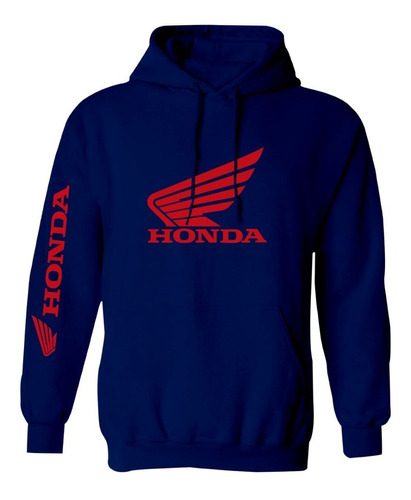 Sudadera Modelo Honda Wing Logo Estampado En Vinil