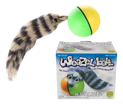 Pelota Weazel De Juguete D.y., La Comadreja Rueda Con Pelota