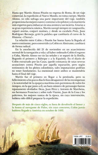 Martín Alonso Pinzón: Un Olvido Injusto, De López Díaz, Juan Ángel. Serie Historia Editorial Almuzara, Tapa Blanda En Español, 2022